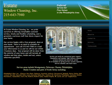 Tablet Screenshot of estatewindowcleaning.net